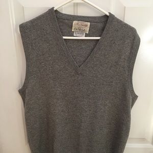 McGeorge of Dumfries 100% Cashmere Sweater Vest Lg